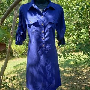 Speed Control royal blue dress